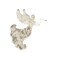 Melrose 19.25" Silver and White Distressed Battery Operated Decorative LED Angel Wall Art with Timer